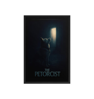 The Petorcist – Custom Pet Movie Poster (Framed Artwork)