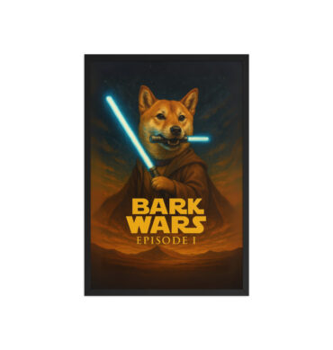 Custom Pet Star Wars Poster – Bark Wars: Episode I Print