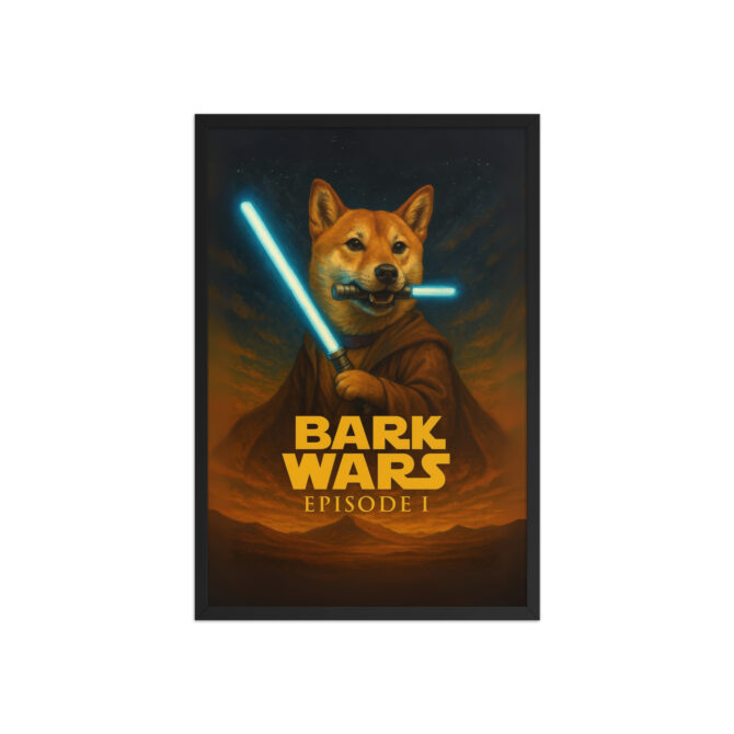 Custom Pet Star Wars Poster – Bark Wars: Episode I Print