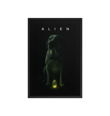 Custom Pet Alien Movie Poster – “Alien” Style Framed Artwork