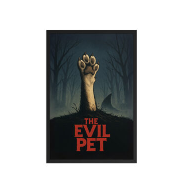 The Evil Pet – Custom Pet Poster in “The Evil Dead” Movie Style