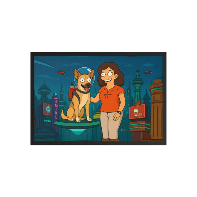 FUTURAMA – Custom Cartoon Pet & Owner Poster - Image 4