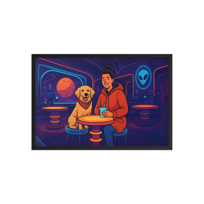 FUTURAMA – Intergalactic Lounge Custom Pet Poster - Image 4