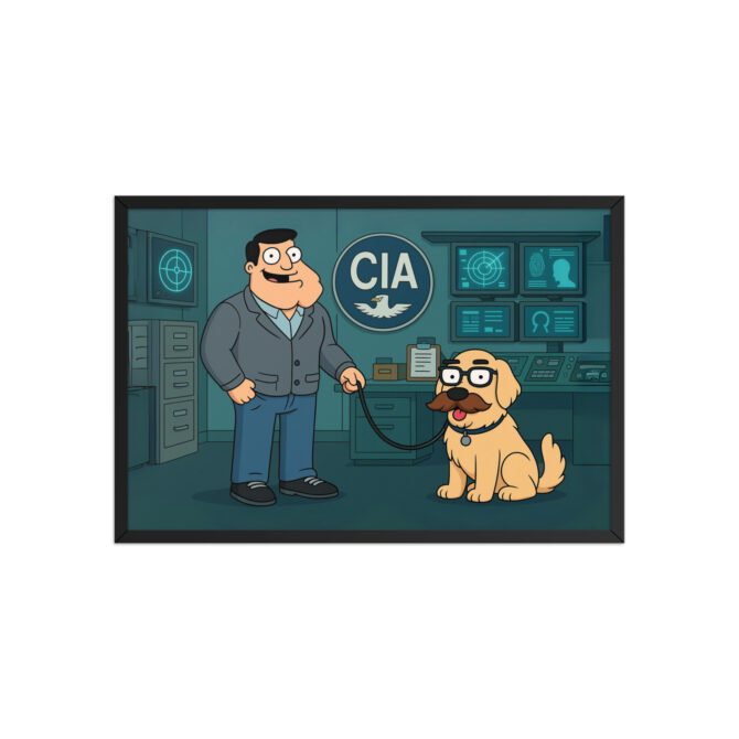 AMERICAN DAD Custom Pet Poster – CIA Office Cartoon Style - Image 4