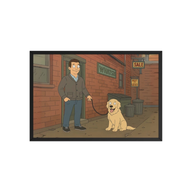 BOB'S BURGERS Custom Pet & Owner Poster – Alley Scene - Image 4