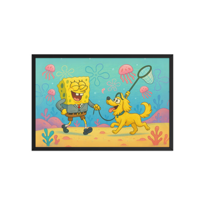 SpongeBob SquarePants Jellyfish Field Custom Pet Poster - Image 4