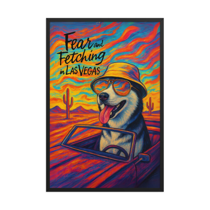 Fear and Fetching in Las Vegas – Custom Pet Movie Poster Print - Image 5