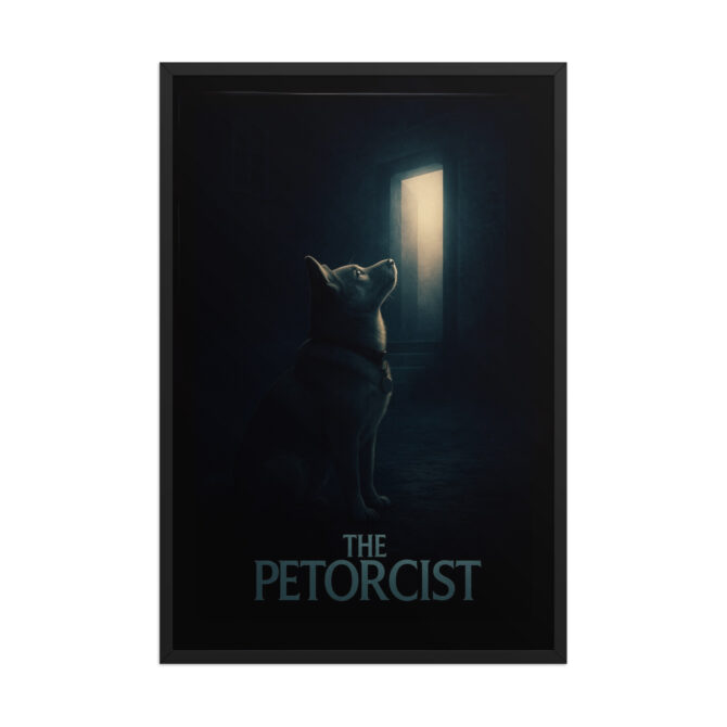 The Petorcist – Custom Pet Movie Poster (Framed Artwork) - Image 5