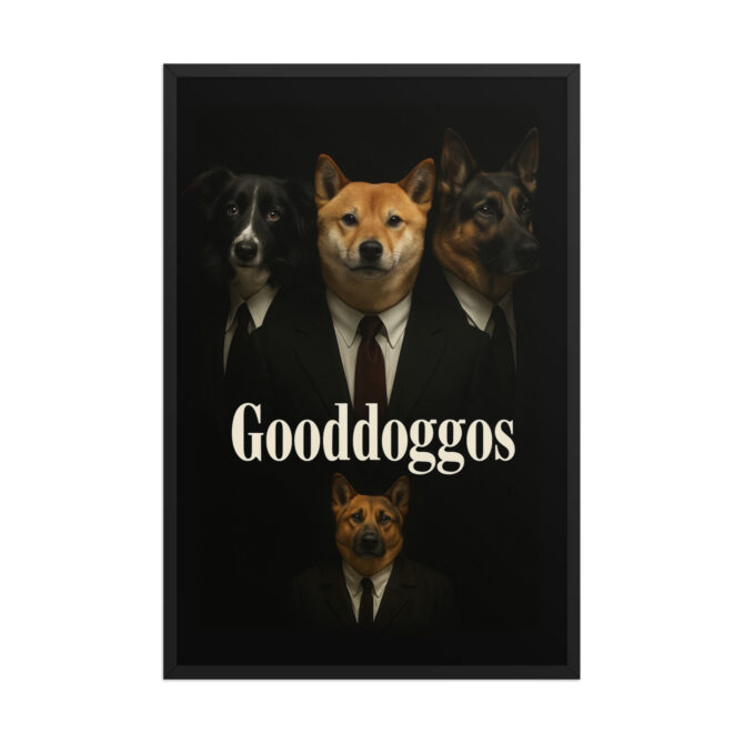 Gooddoggos Custom Pet Movie Poster – Goodfellas-Inspired Framed Art - Image 5