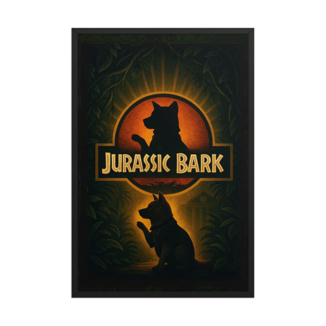 Jurassic Bark – Custom Pet Portrait Poster in Classic Movie Style - Image 5