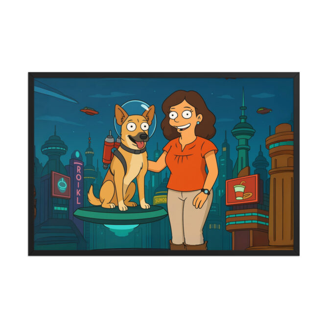 FUTURAMA – Custom Cartoon Pet & Owner Poster - Image 5
