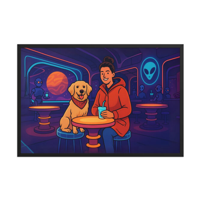 FUTURAMA – Intergalactic Lounge Custom Pet Poster - Image 5