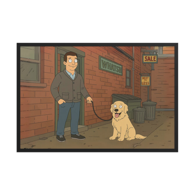 BOB'S BURGERS Custom Pet & Owner Poster – Alley Scene - Image 5