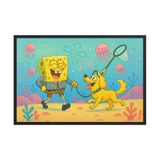 SpongeBob SquarePants Jellyfish Field Custom Pet Poster - Image 5