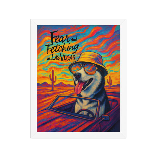 Fear and Fetching in Las Vegas – Custom Pet Movie Poster Print - Image 6