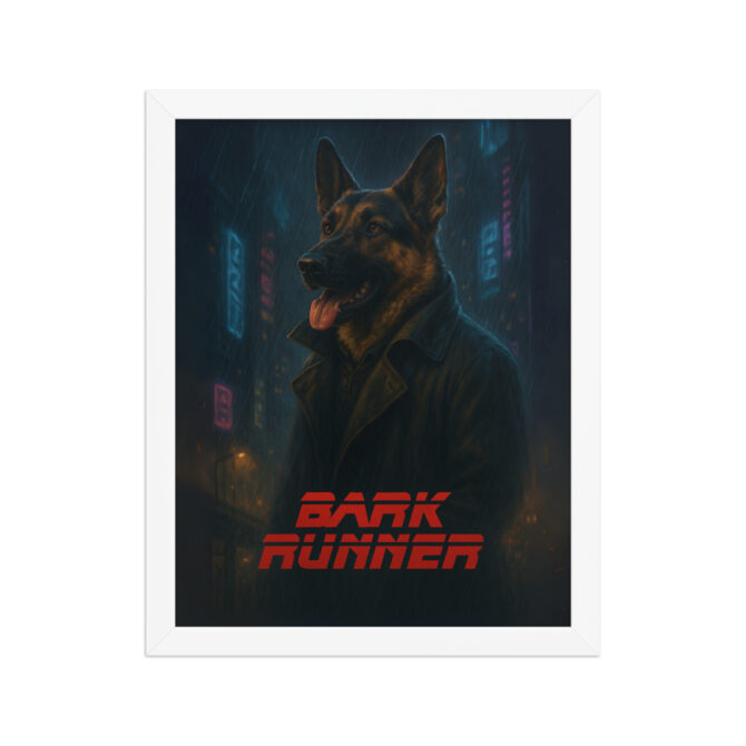 Custom Blade Runner Pet Poster – Bark Runner Framed Wall Art - Image 6