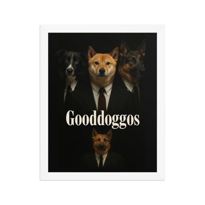 Gooddoggos Custom Pet Movie Poster – Goodfellas-Inspired Framed Art - Image 6