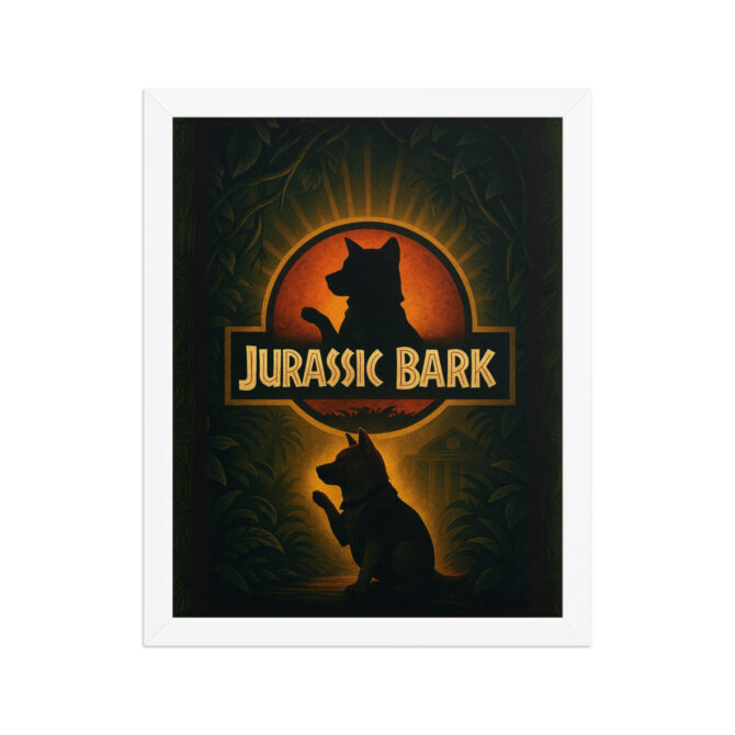 Jurassic Bark – Custom Pet Portrait Poster in Classic Movie Style - Image 6