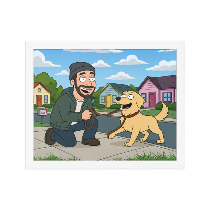 FAMILY GUY Custom Pet & Owner Poster – Griffin Street Scene - Image 6