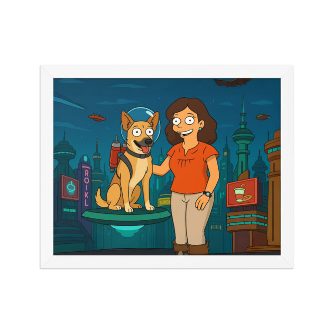 FUTURAMA – Custom Cartoon Pet & Owner Poster - Image 6
