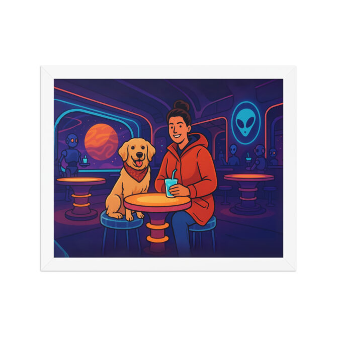 FUTURAMA – Intergalactic Lounge Custom Pet Poster - Image 6
