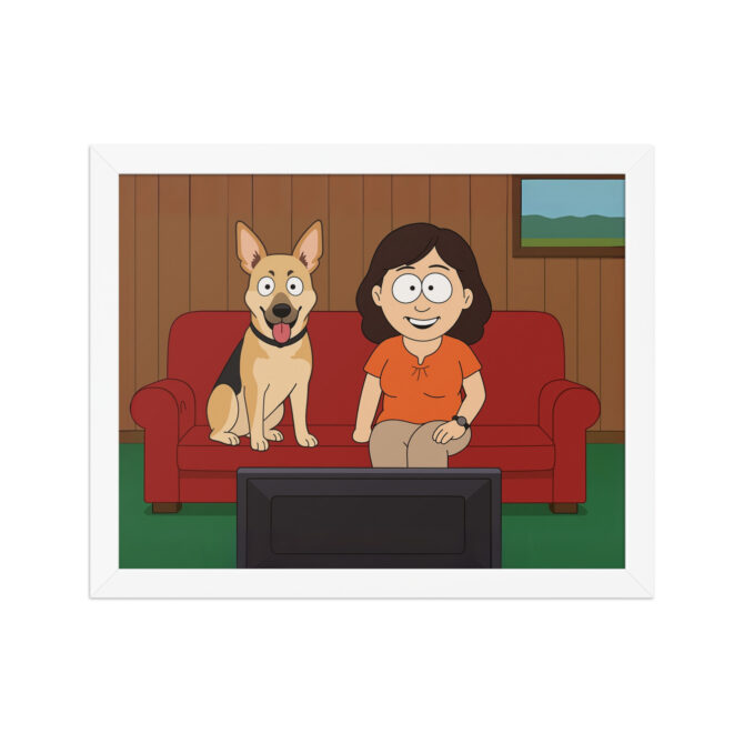 Custom South Park Living Room Pet & Owner Cartoon Poster - Image 6