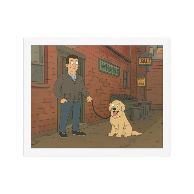 BOB'S BURGERS Custom Pet & Owner Poster – Alley Scene - Image 6