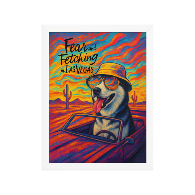 Fear and Fetching in Las Vegas – Custom Pet Movie Poster Print - Image 7