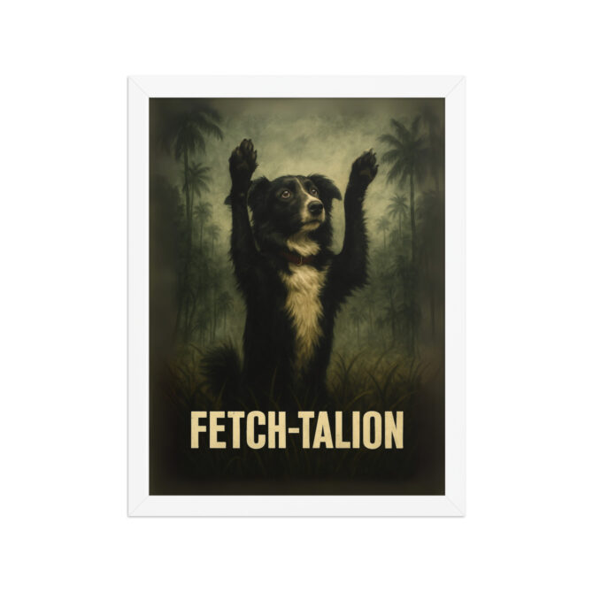 Fetch-talion Custom Pet Movie Poster – Platoon-Inspired Wall Art - Image 7
