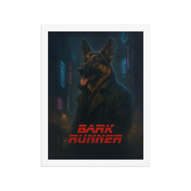 Custom Blade Runner Pet Poster – Bark Runner Framed Wall Art - Image 7