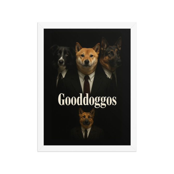 Gooddoggos Custom Pet Movie Poster – Goodfellas-Inspired Framed Art - Image 7