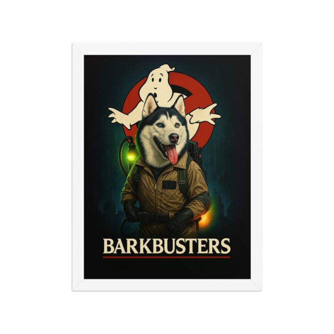 Custom Pet Ghostbusters Poster – “Barkbusters” Framed Artwork - Image 7
