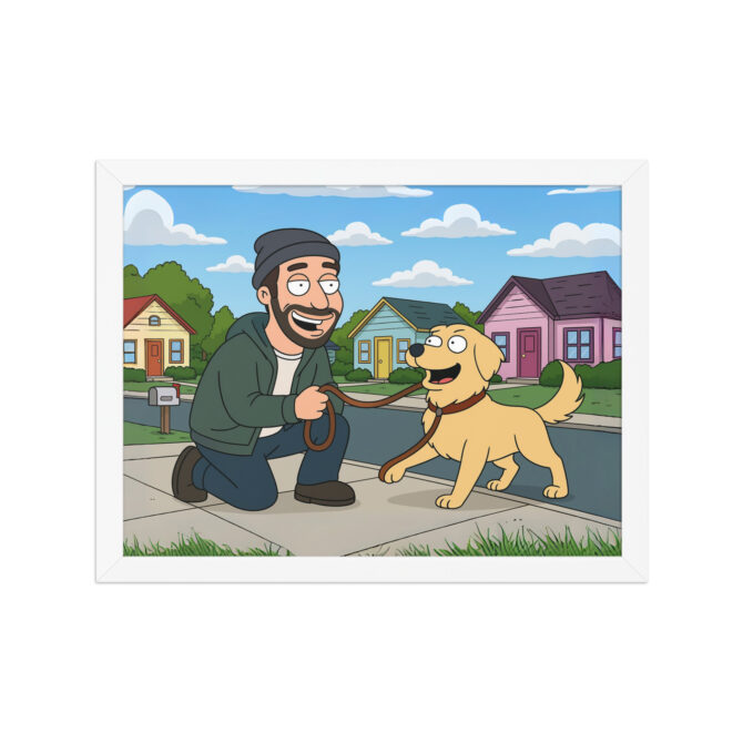 FAMILY GUY Custom Pet & Owner Poster – Griffin Street Scene - Image 7