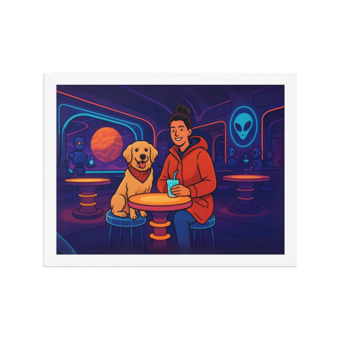 FUTURAMA – Intergalactic Lounge Custom Pet Poster - Image 7