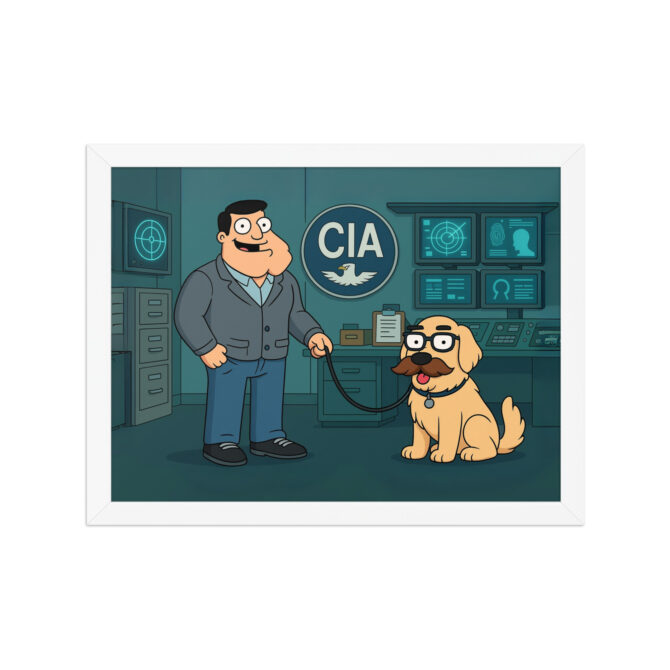 AMERICAN DAD Custom Pet Poster – CIA Office Cartoon Style - Image 7