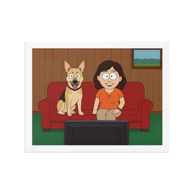 Custom South Park Living Room Pet & Owner Cartoon Poster - Image 7