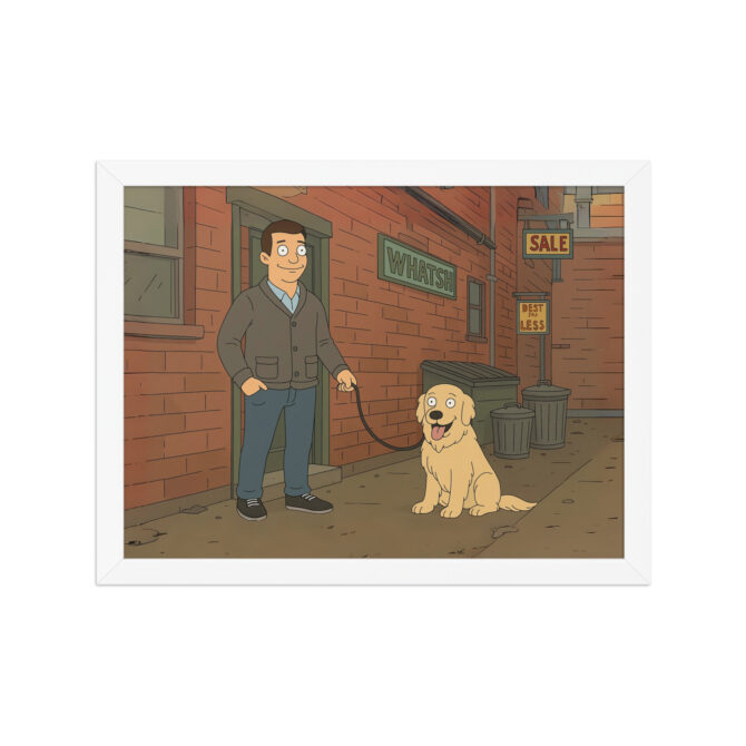 BOB'S BURGERS Custom Pet & Owner Poster – Alley Scene - Image 7