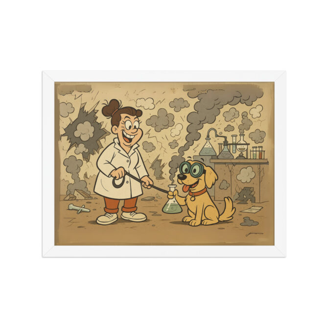 LOONEY TUNES – Explosive Lab Gag Scene Custom Pet Poster - Image 7