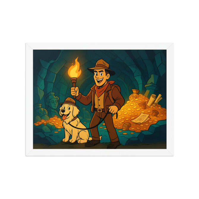 DUCKTALES – Treasure Cave Adventure | Custom Pet & Owner Cartoon Poster - Image 7