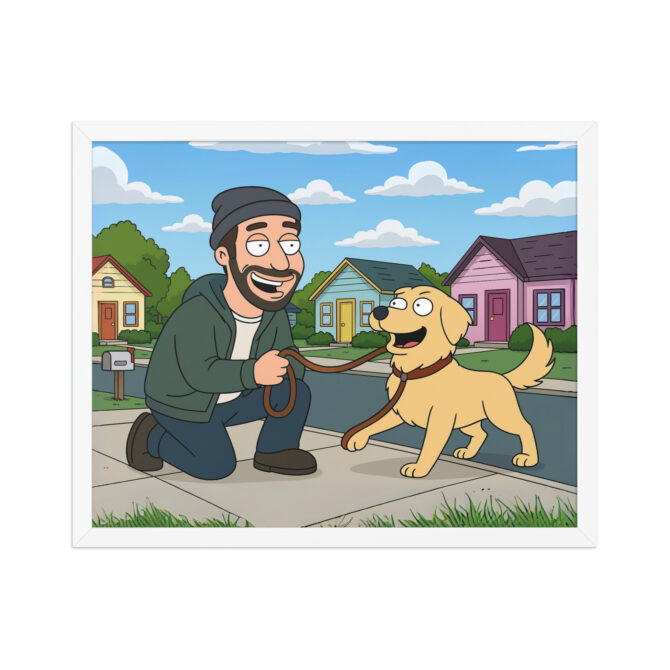 FAMILY GUY Custom Pet & Owner Poster – Griffin Street Scene - Image 8