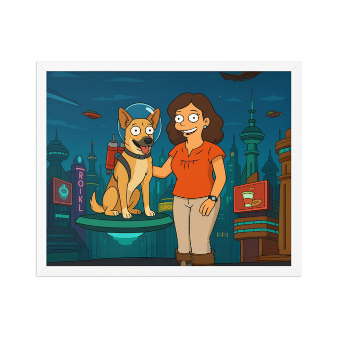 FUTURAMA – Custom Cartoon Pet & Owner Poster - Image 8