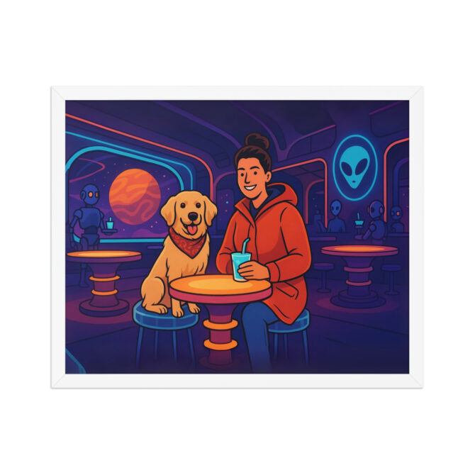 FUTURAMA – Intergalactic Lounge Custom Pet Poster - Image 8