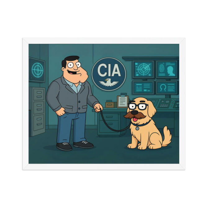 AMERICAN DAD Custom Pet Poster – CIA Office Cartoon Style - Image 8