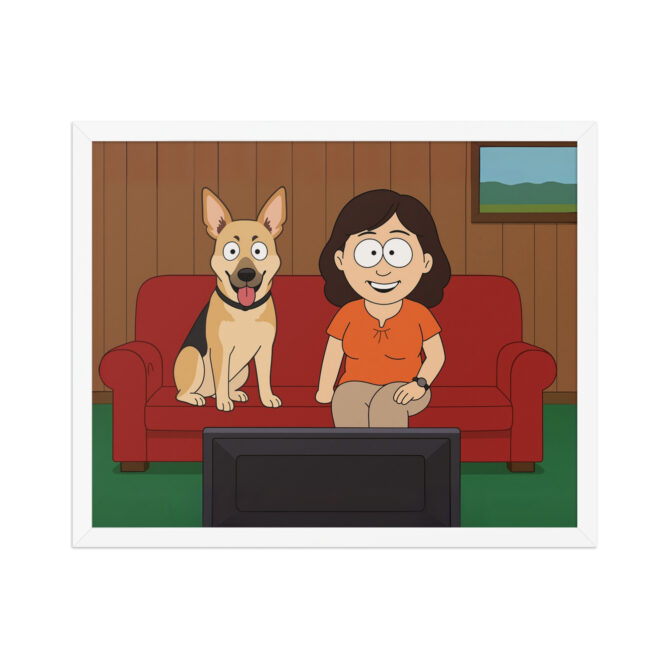 Custom South Park Living Room Pet & Owner Cartoon Poster - Image 8