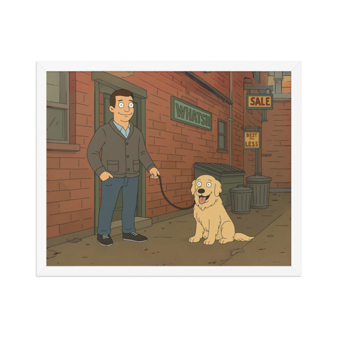 BOB'S BURGERS Custom Pet & Owner Poster – Alley Scene - Image 8