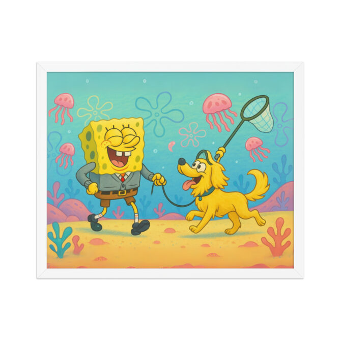 SpongeBob SquarePants Jellyfish Field Custom Pet Poster - Image 8