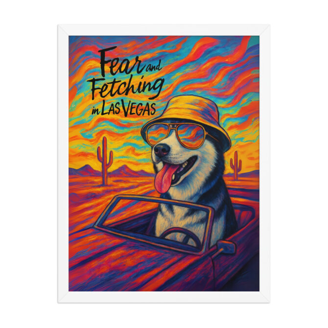 Fear and Fetching in Las Vegas – Custom Pet Movie Poster Print - Image 8