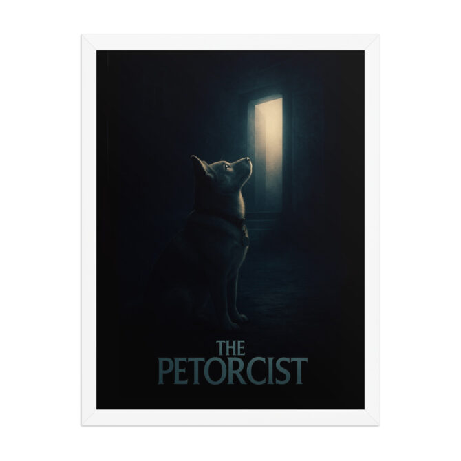 The Petorcist – Custom Pet Movie Poster (Framed Artwork) - Image 8