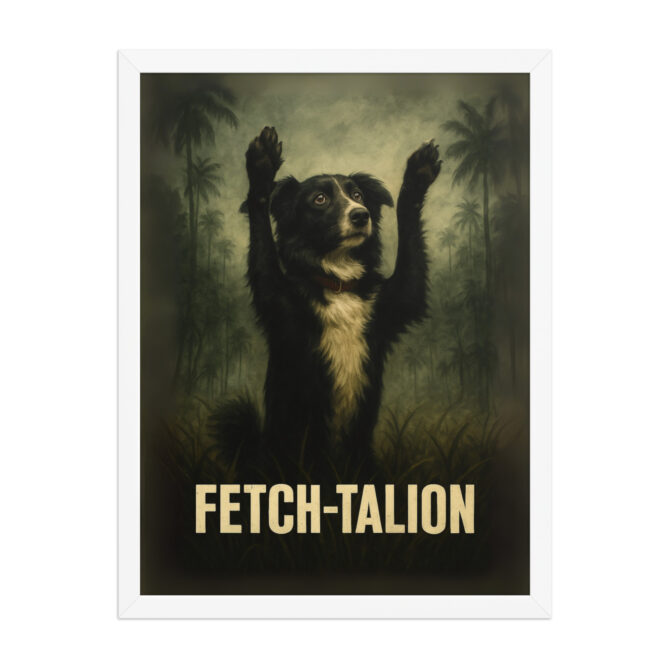 Fetch-talion Custom Pet Movie Poster – Platoon-Inspired Wall Art - Image 8