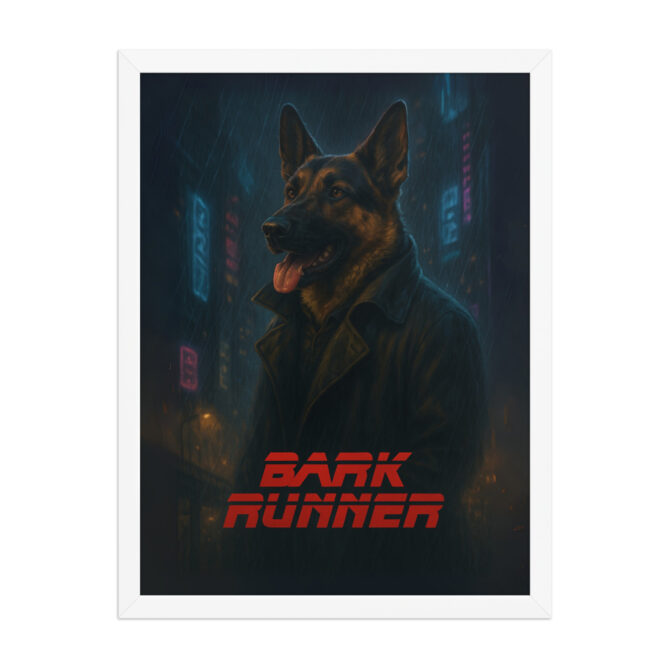 Custom Blade Runner Pet Poster – Bark Runner Framed Wall Art - Image 8